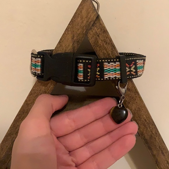 🎉HP 2/20$ Tigers Eye 🤎 Crystal Pet Charm Pet Collar Charm Crystal Dog Collar - Picture 4 of 4